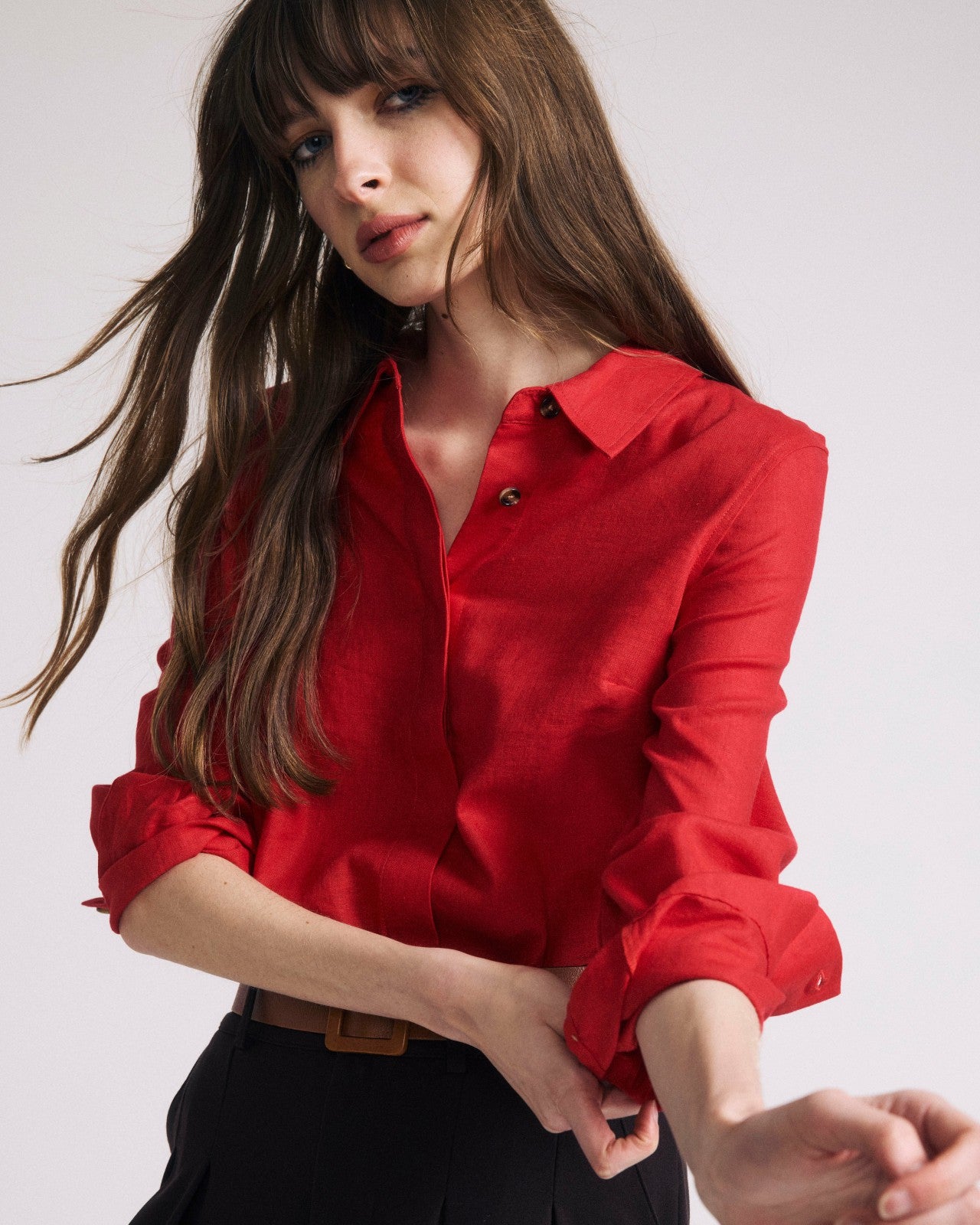 Elbe Stretch Linen Blend Shirt - Universal Standard