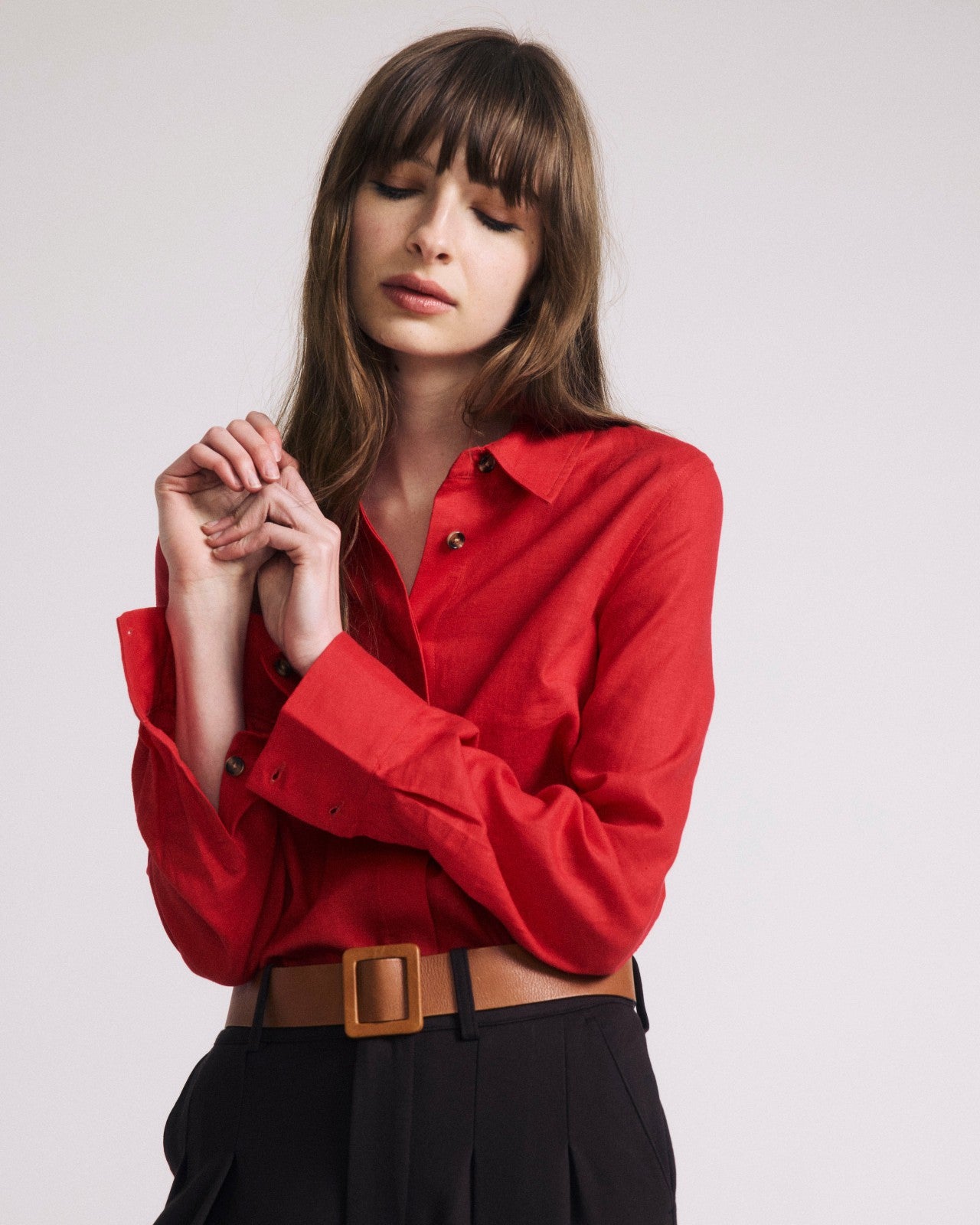 Elbe Stretch Linen Blend Shirt - Universal Standard