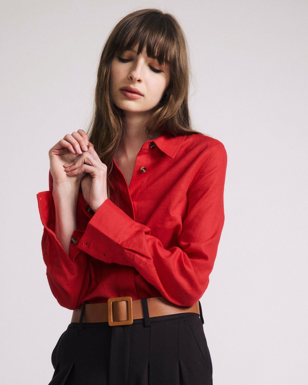 Elbe Stretch Linen Blend Shirt - Universal Standard