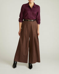 Elbe Popover Stretch Linen Blend Shirt - Universal Standard