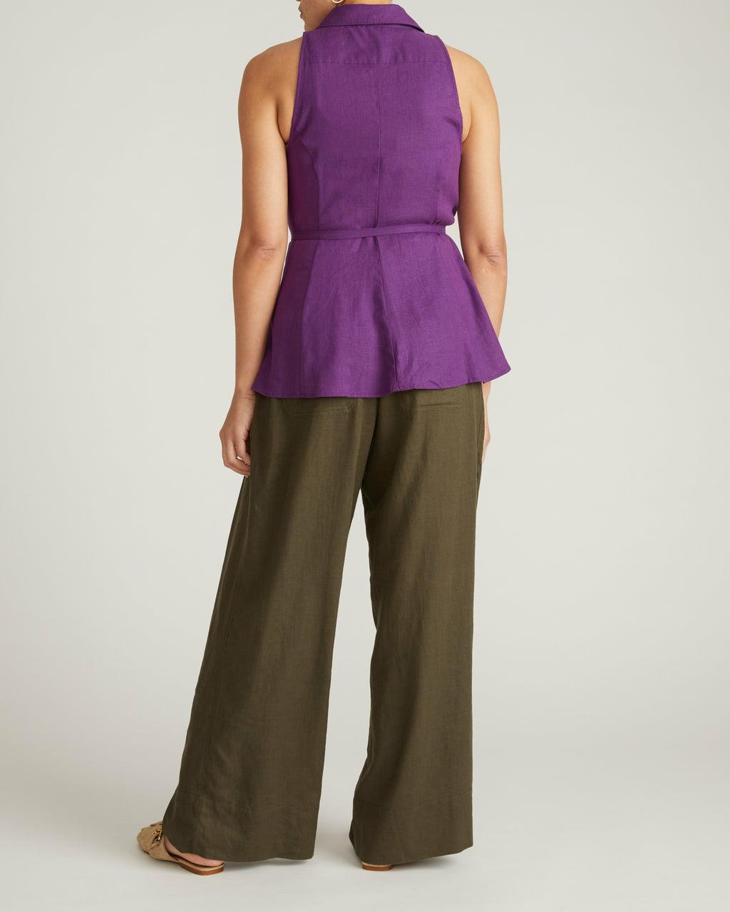 Adelaide Sleeveless Linen Blend Shirt - Universal Standard