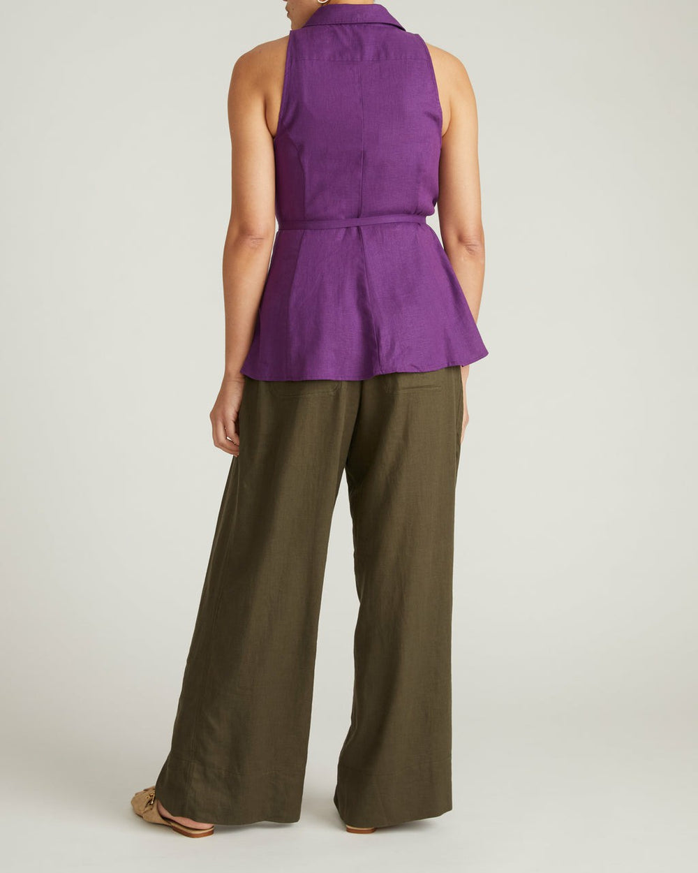 Adelaide Sleeveless Linen Blend Shirt - Universal Standard