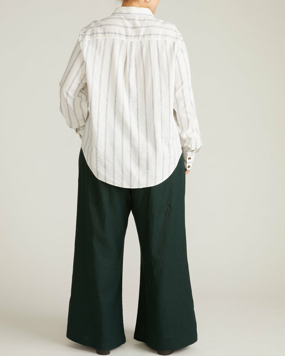 Elbe Popover Stretch Linen Blend Shirt - Universal Standard