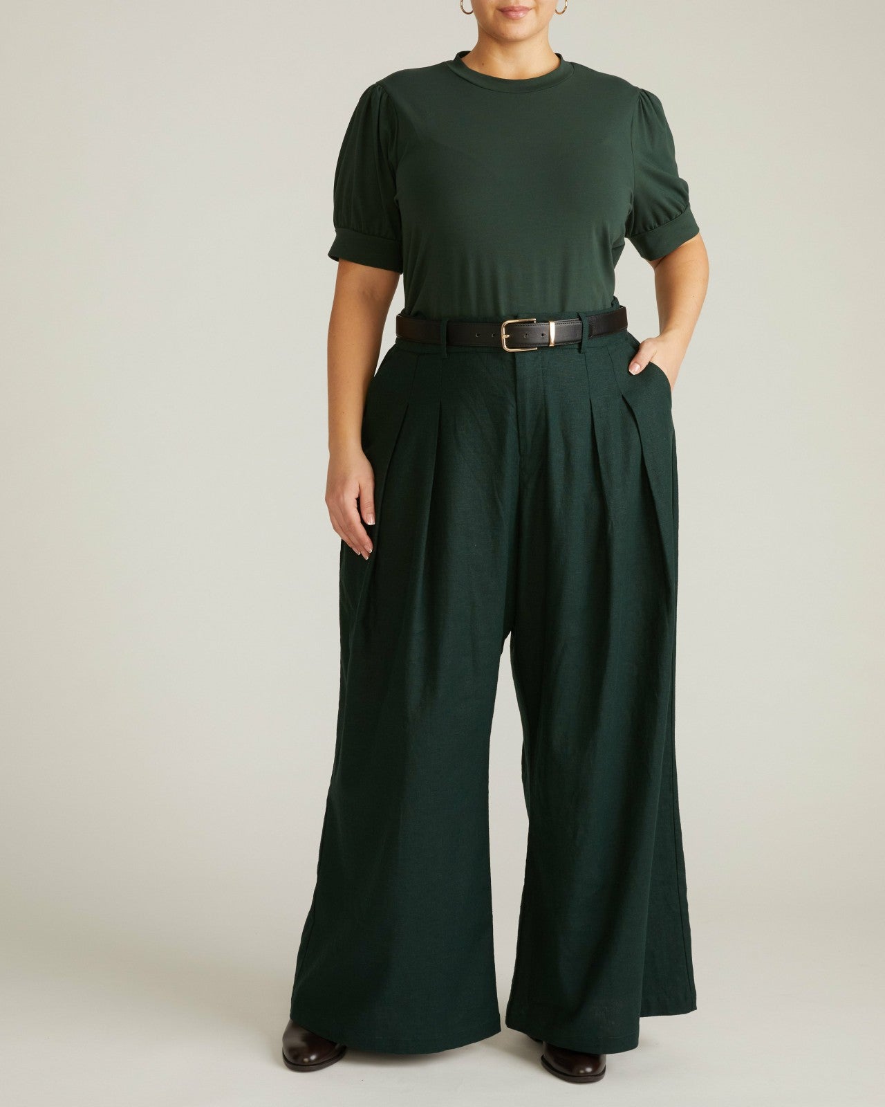 Palais Stretch Linen Blend Wide Leg Pant - Universal Standard