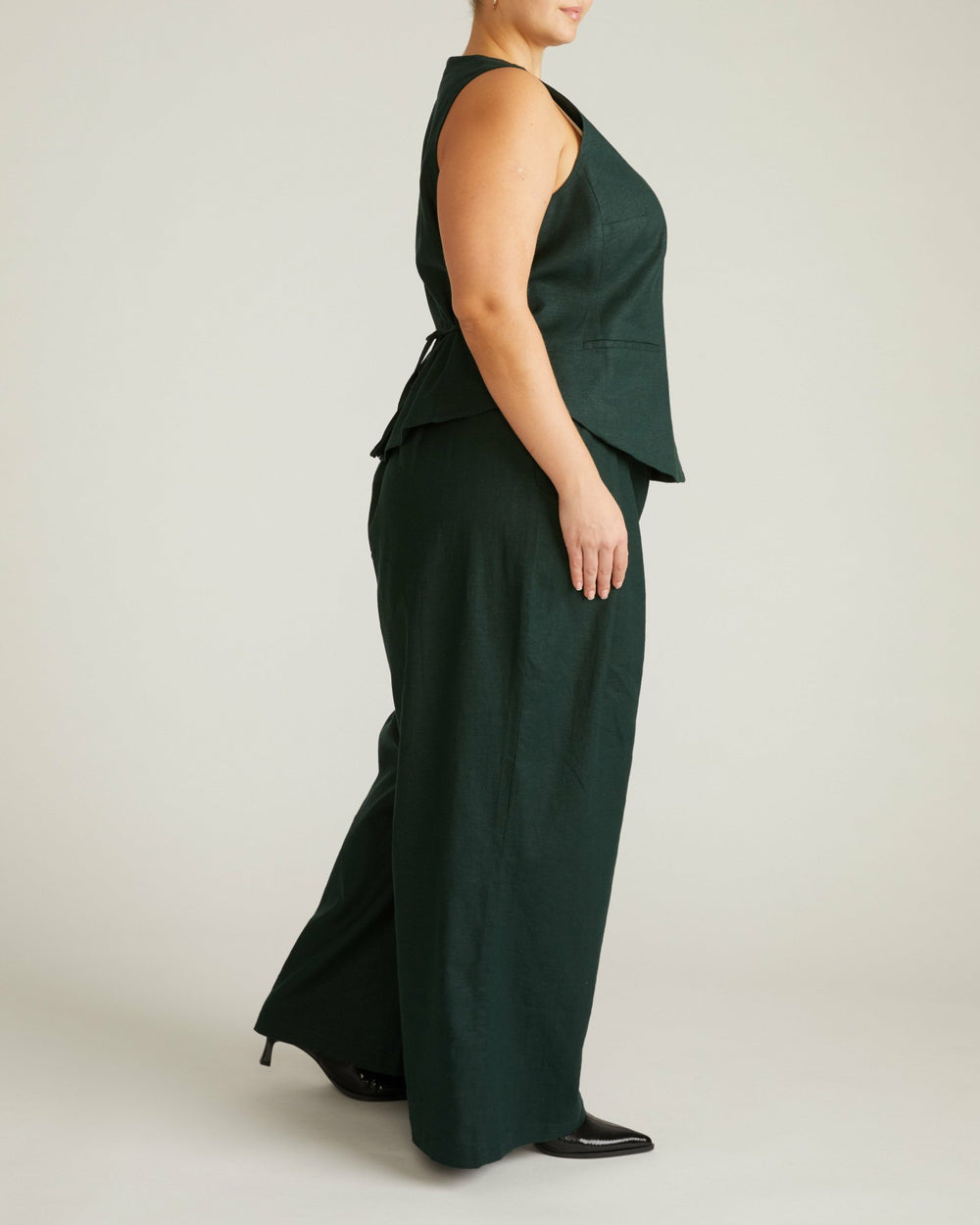 Palais Stretch Linen Blend Wide Leg Pant - Universal Standard