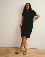 Crescent Breton Stripe Knot Dress - Universal Standard
