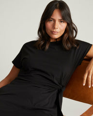 Crescent Breton Stripe Knot Dress - Universal Standard