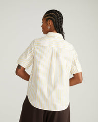 Elbe Stretch Poplin Short Sleeve Shirt - Universal Standard