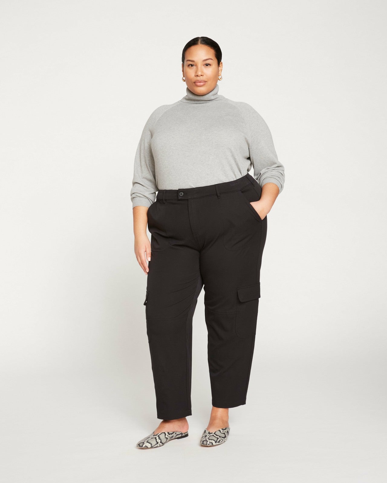 Karlee Stretch Cotton Twill Cargo Pants - Universal Standard