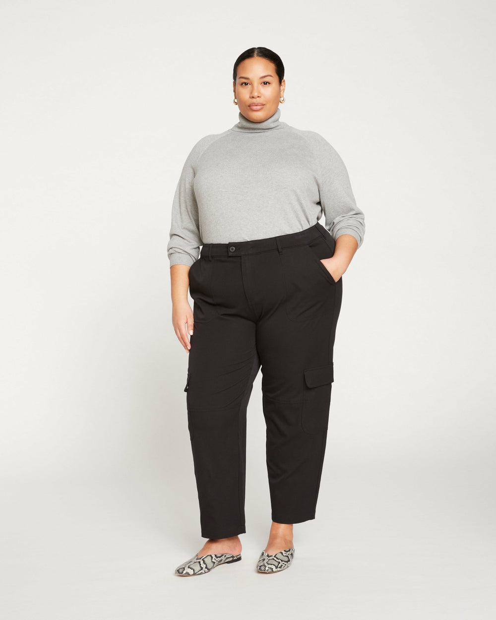 Karlee Stretch Cotton Twill Cargo Pants - Universal Standard