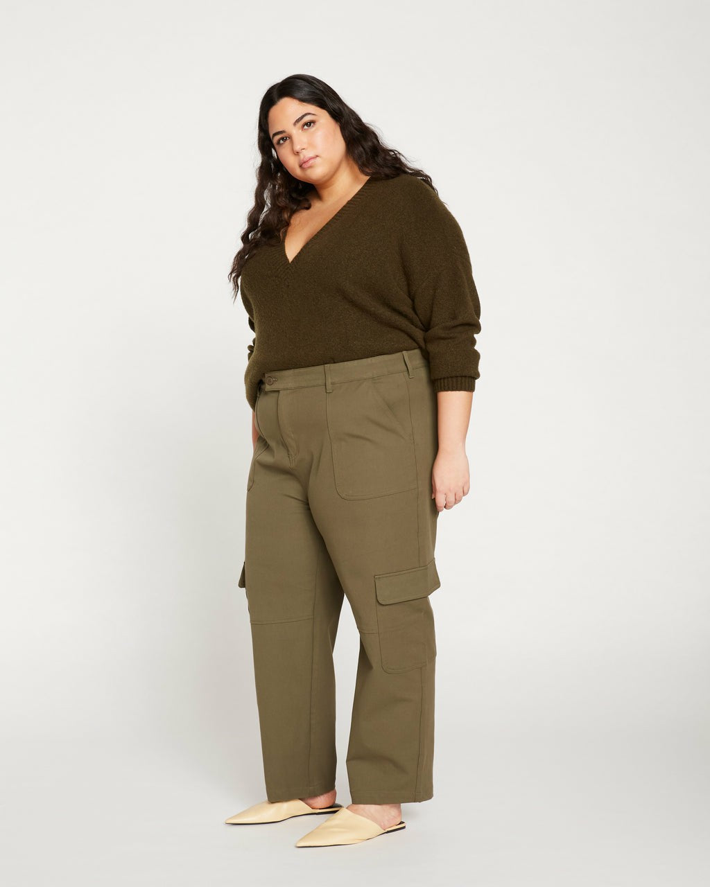 Karlee Stretch Cotton Twill Cargo Pants - Universal Standard