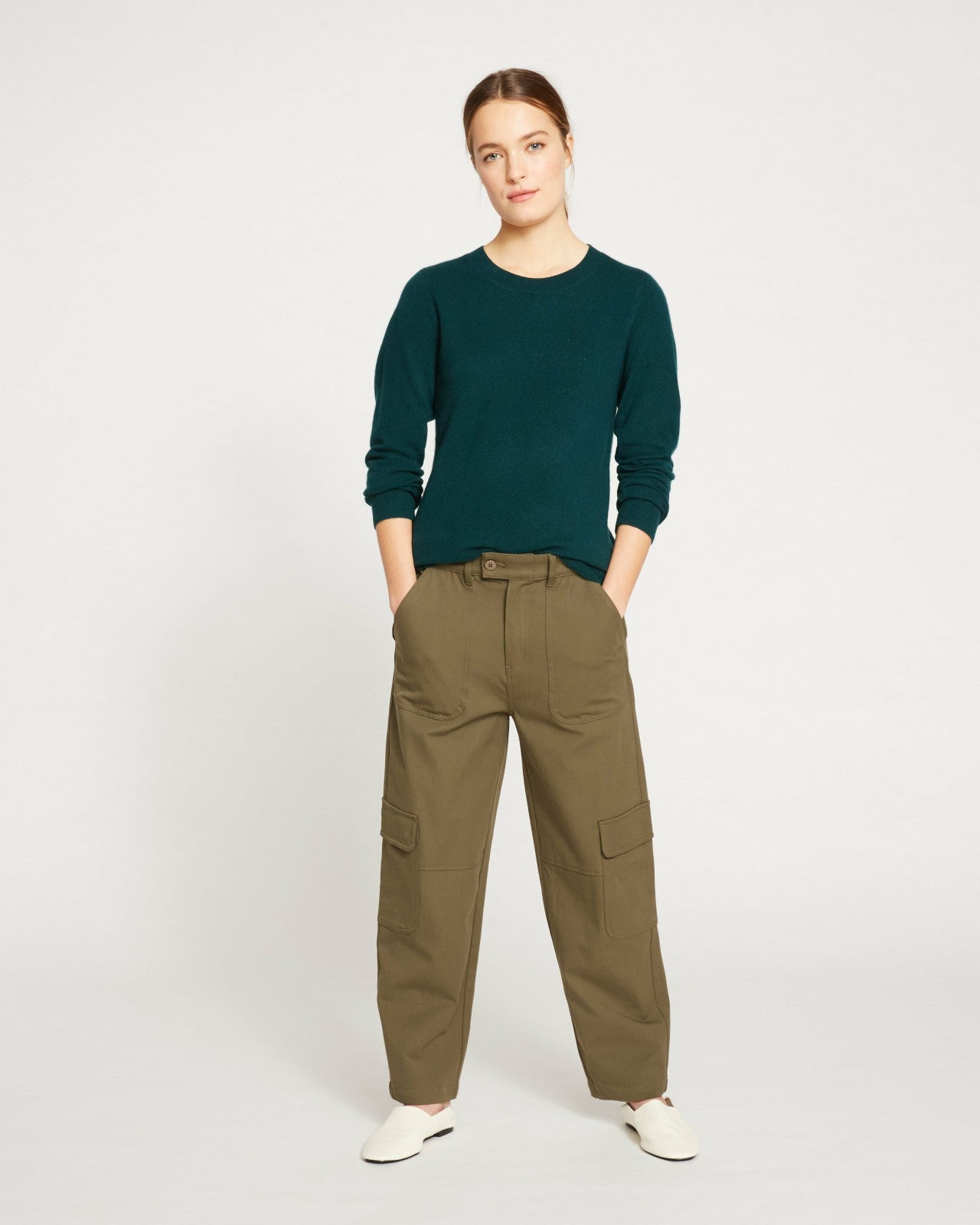 Karlee Stretch Cotton Twill Cargo Pants - Universal Standard