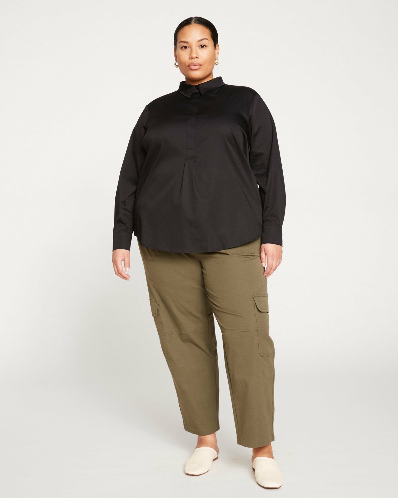 Karlee Stretch Cotton Twill Cargo Pants - Universal Standard