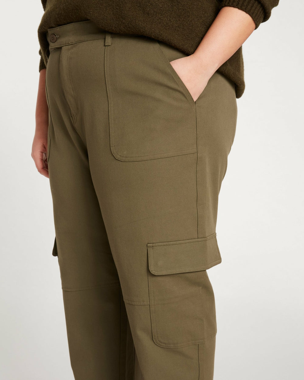 Karlee Stretch Cotton Twill Cargo Pants - Universal Standard