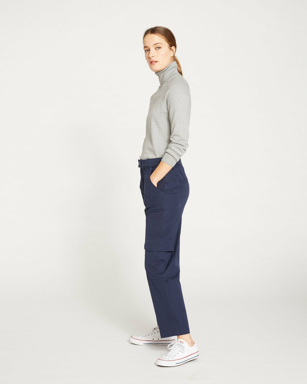 Karlee Stretch Cotton Twill Cargo Pants - Universal Standard