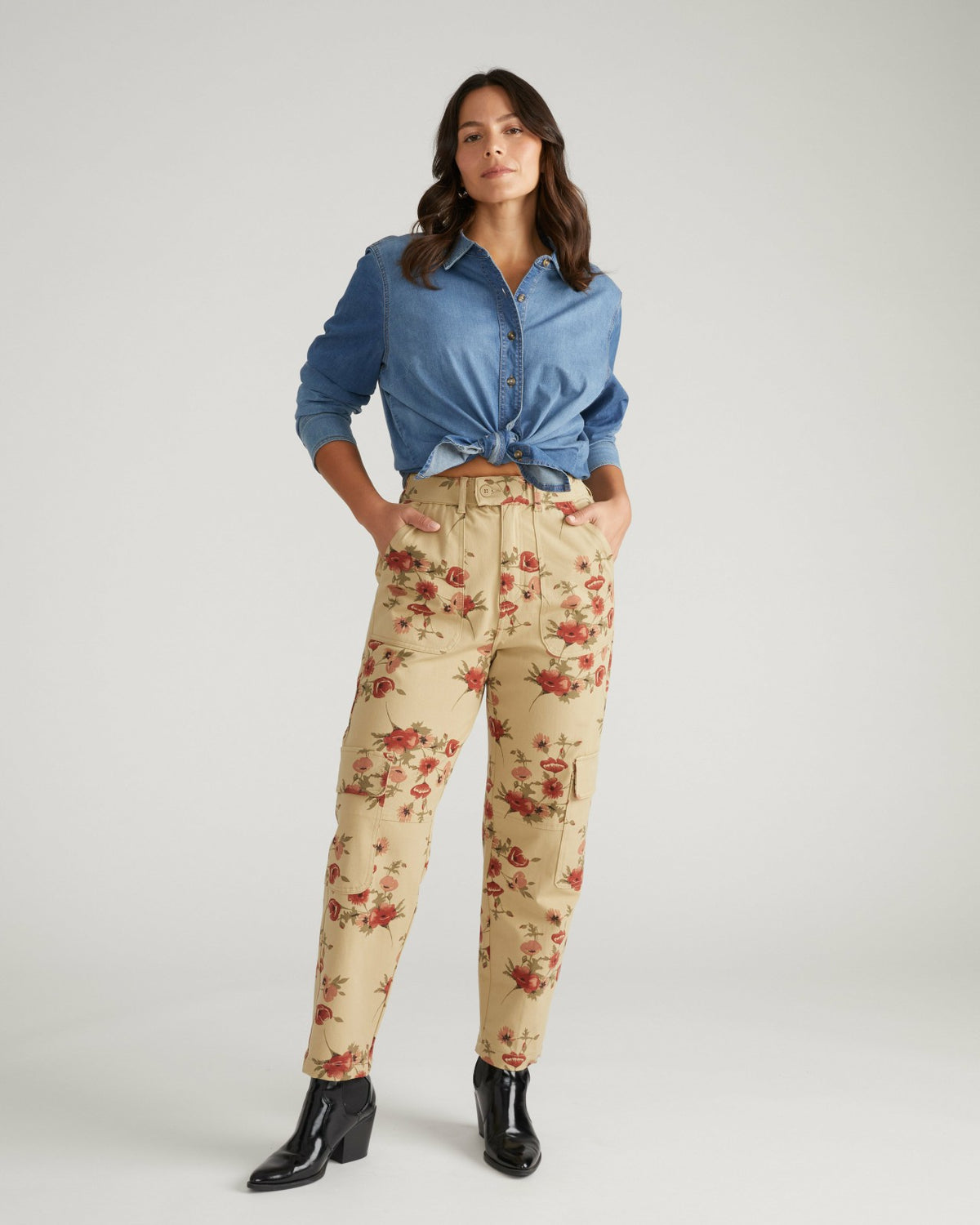 Karlee Stretch Cotton Twill Cargo Pants - Universal Standard
