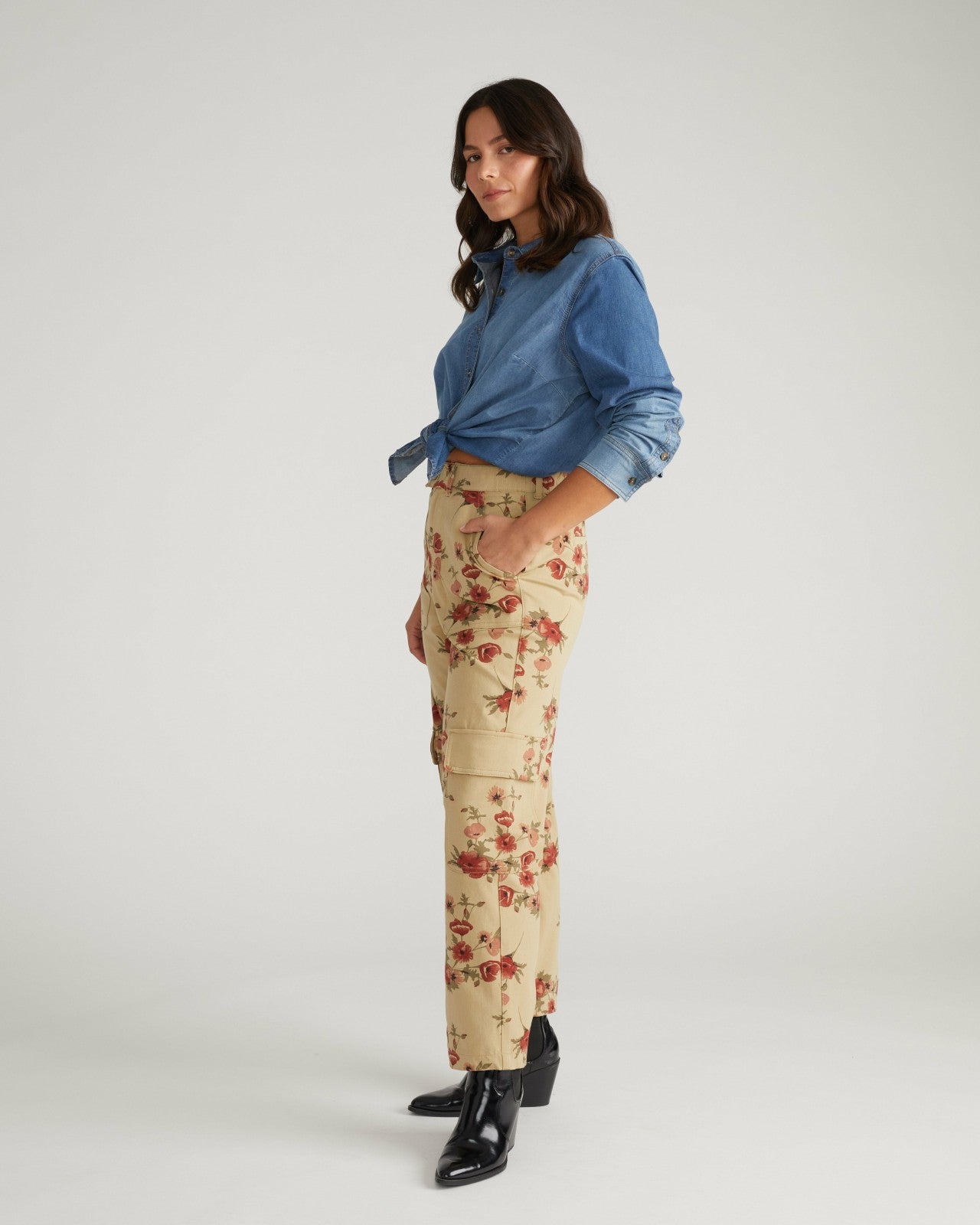 Karlee Stretch Cotton Twill Cargo Pants - Universal Standard