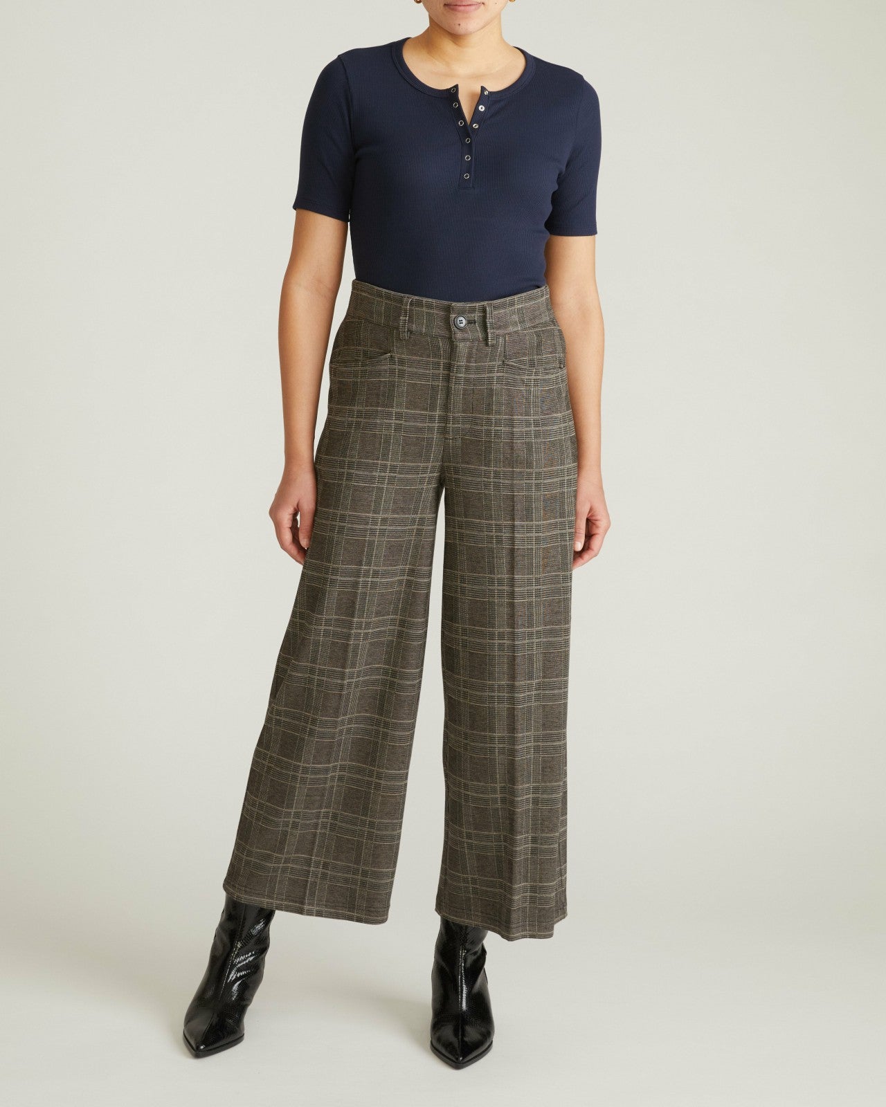 Cropped Wide Leg Ponte Pants - Universal Standard