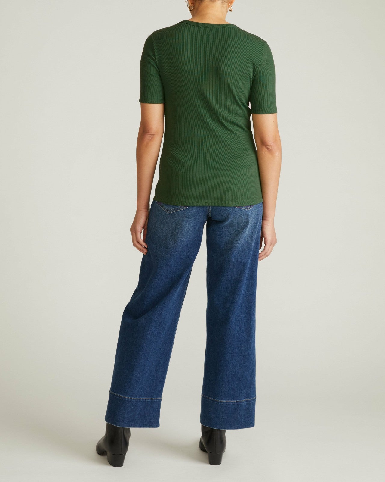 Henley Short Sleeve Ribbed Tee - Universal Standard