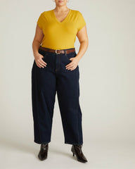 Ashley V Neck Cap Sleeve Tee - Universal Standard
