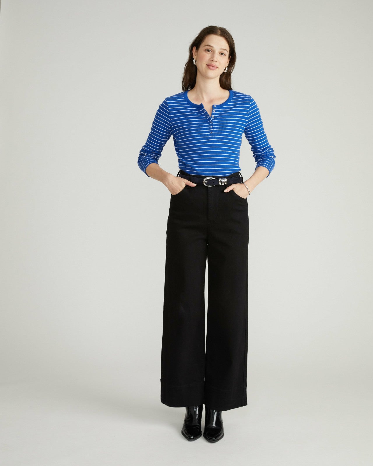 Henley Long Sleeve Ribbed Tee - Universal Standard
