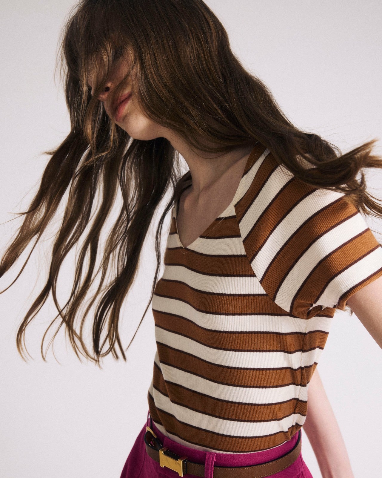 Carey Ribbed Sweetheart Tee - Universal Standard