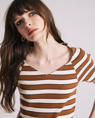 Carey Ribbed Sweetheart Tee - Universal Standard