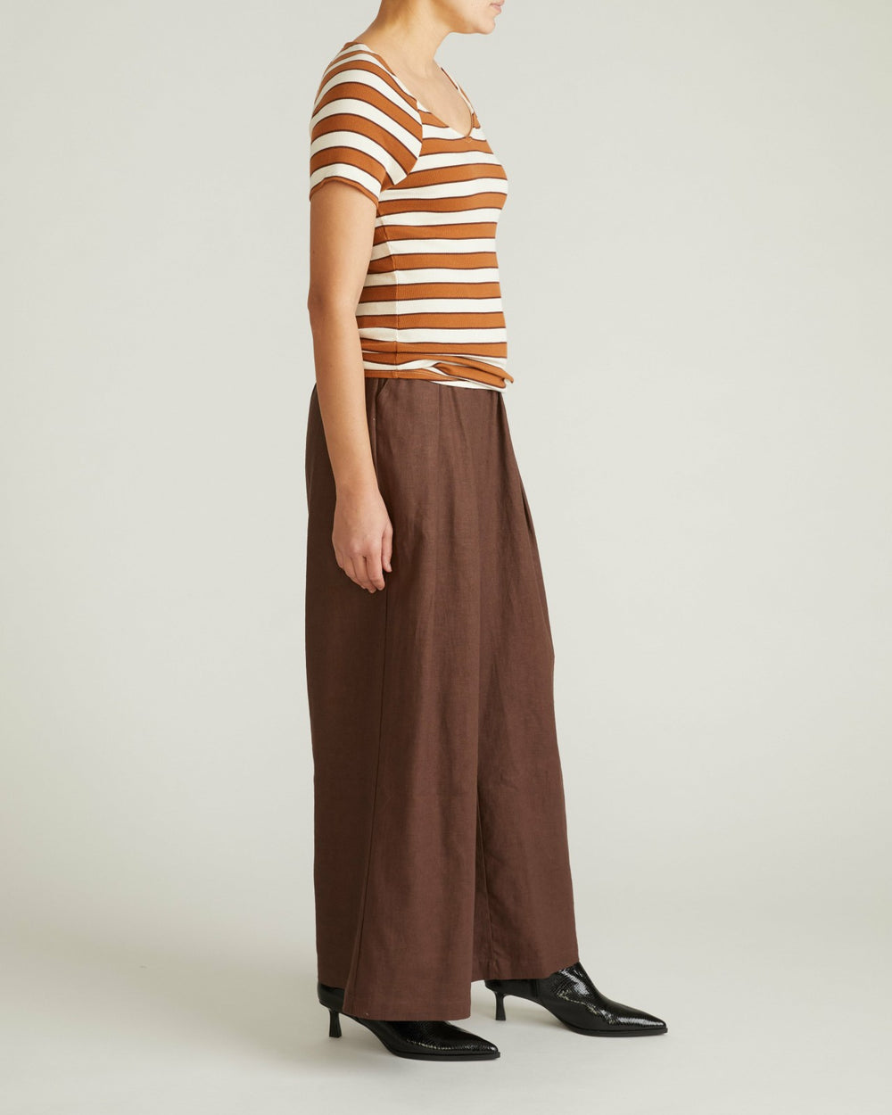 Carey Ribbed Sweetheart Tee - Universal Standard