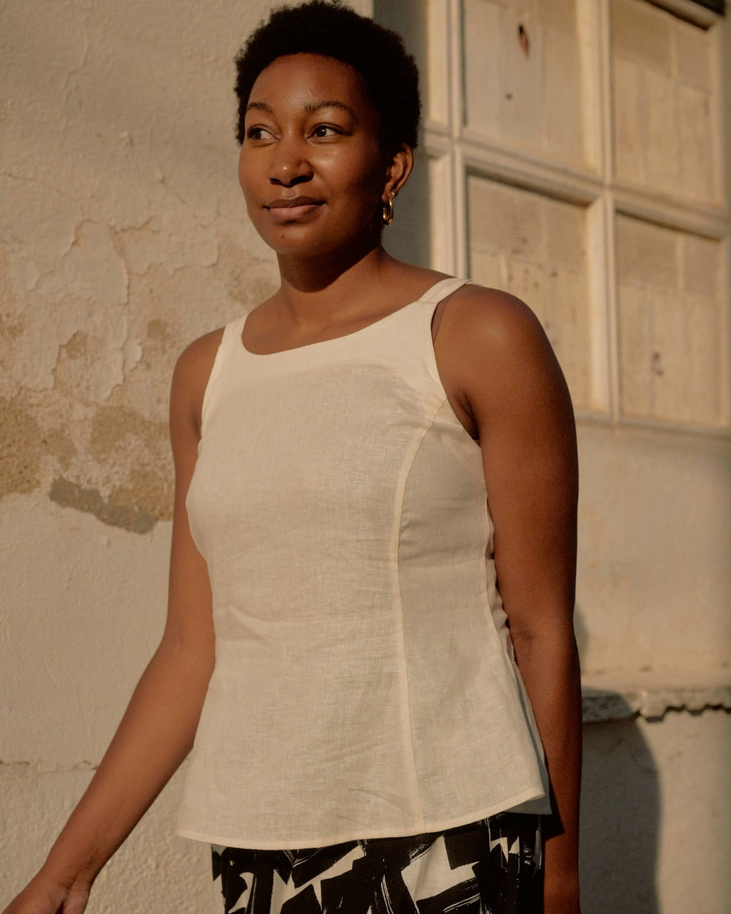 Kuki Sleeveless Linen Blend Top - Universal Standard