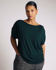 Helena Divine Jersey Gathered Tee - Universal Standard