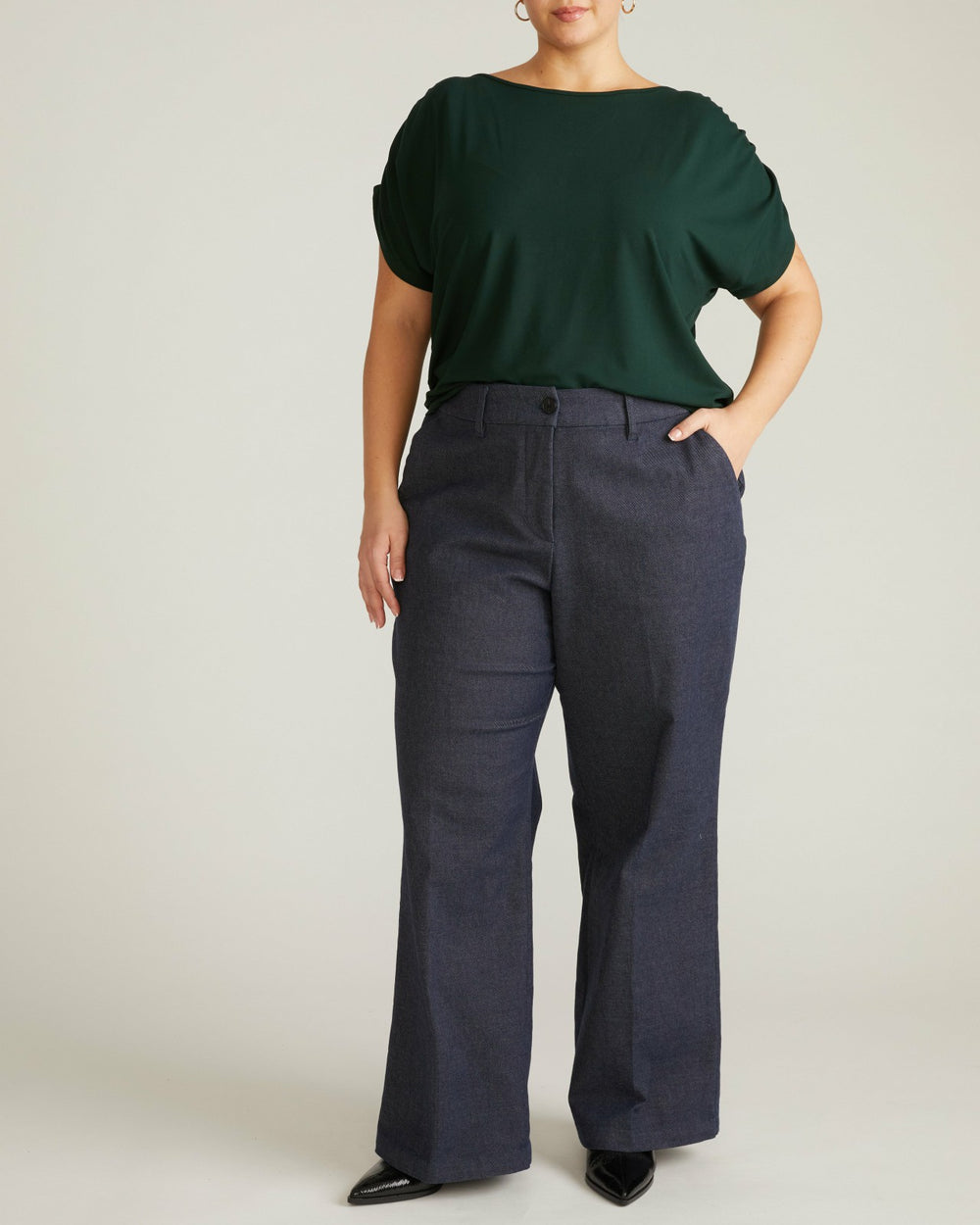 Helena Divine Jersey Gathered Tee - Universal Standard