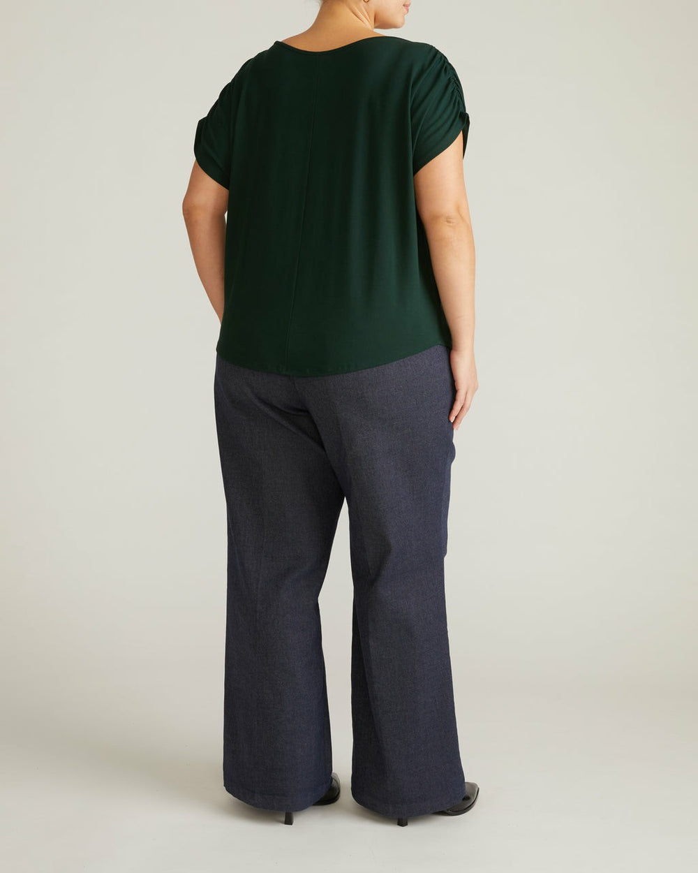 Helena Divine Jersey Gathered Tee - Universal Standard