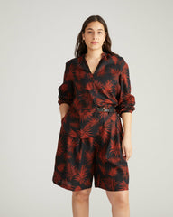 Avalon Linen Blend Blouse - Universal Standard