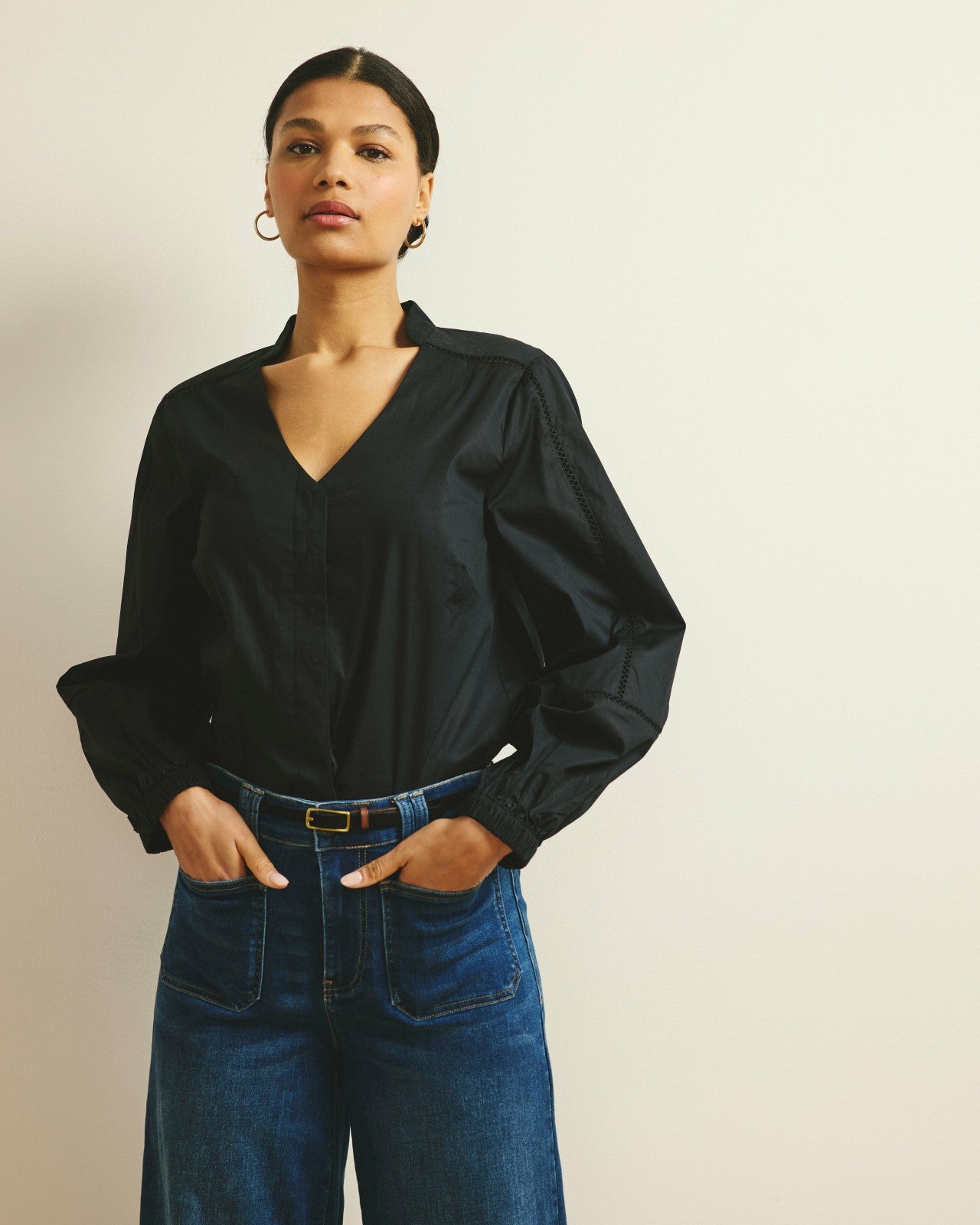Saint-Honore Poplin Blouse - Universal Standard