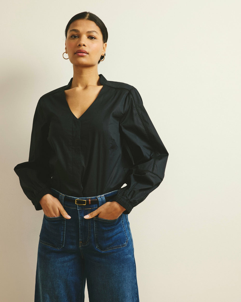 Saint-Honore Poplin Blouse - Universal Standard
