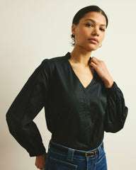 Saint-Honore Poplin Blouse - Universal Standard