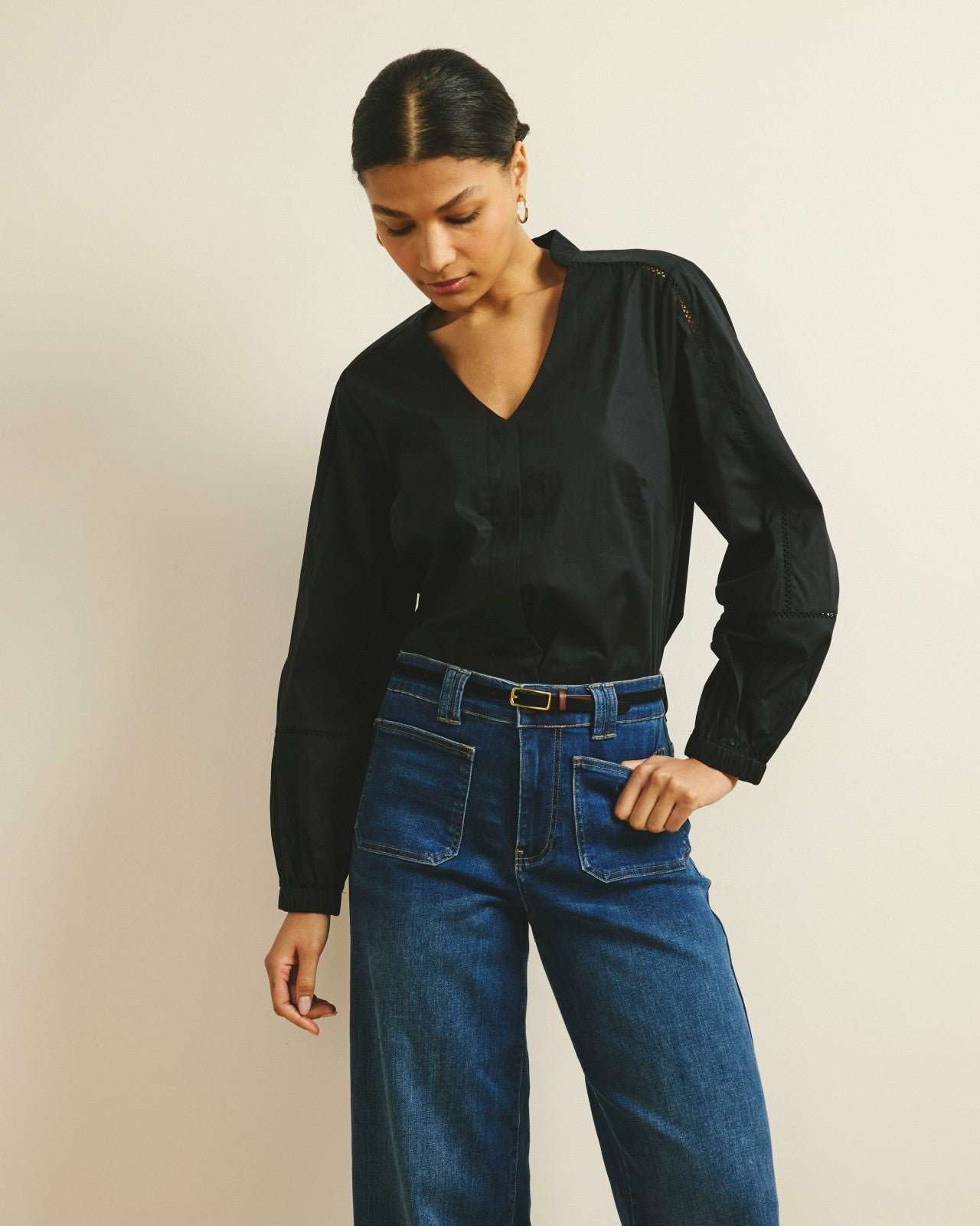 Saint-Honore Poplin Blouse - Universal Standard
