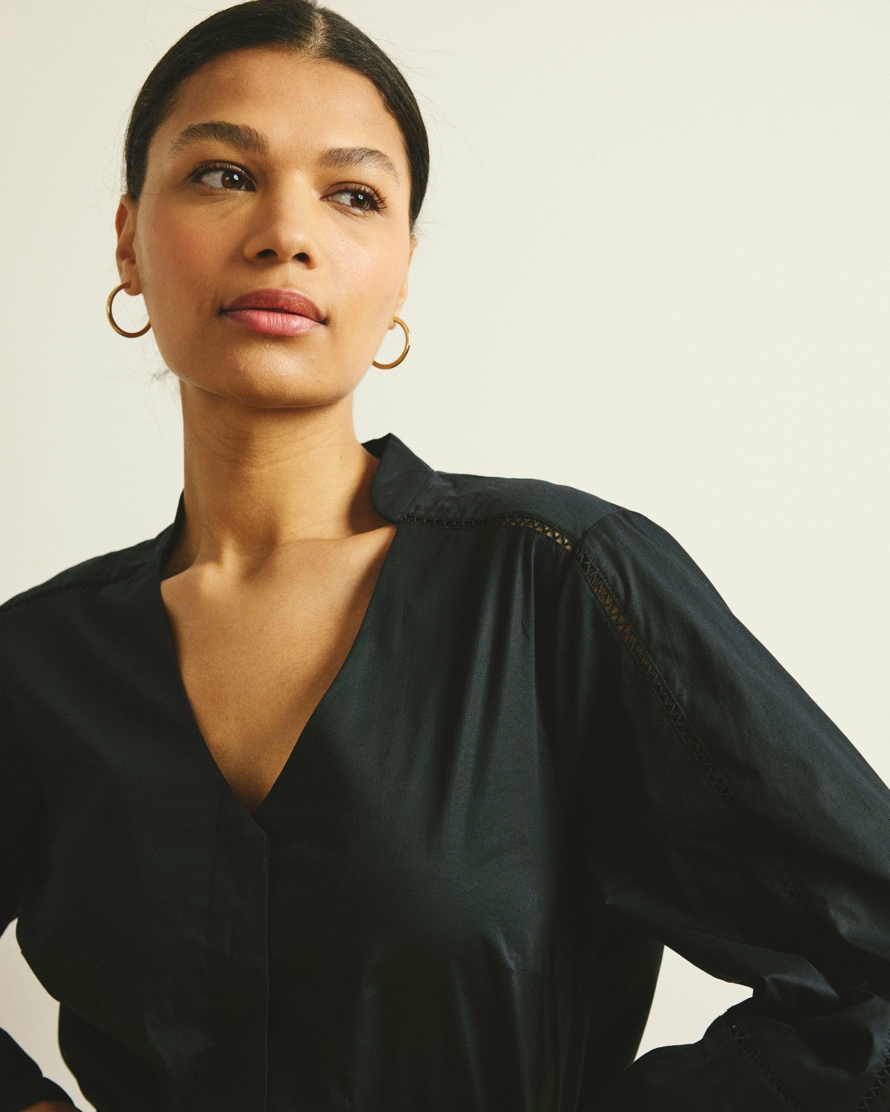 Saint-Honore Poplin Blouse - Universal Standard