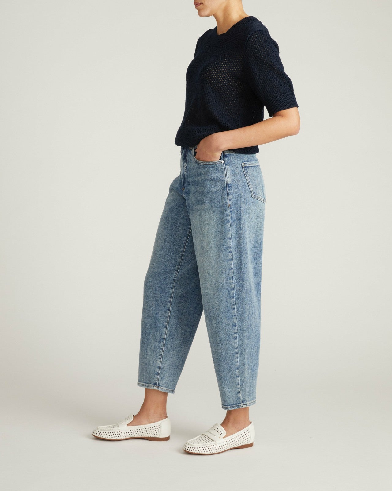 Rosie Pointelle Sweater Top - Universal Standard