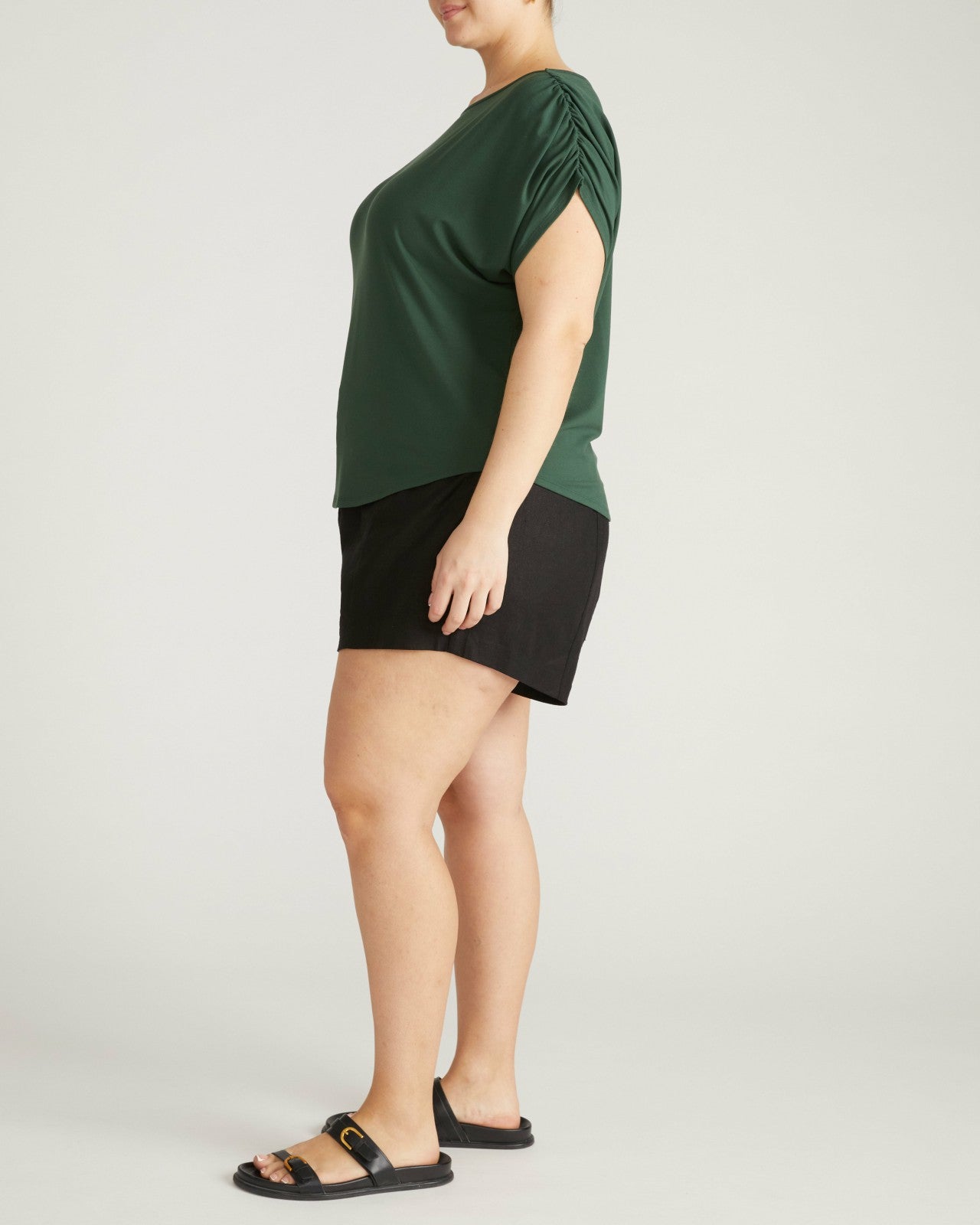 Helena Divine Jersey Gathered Tee - Universal Standard