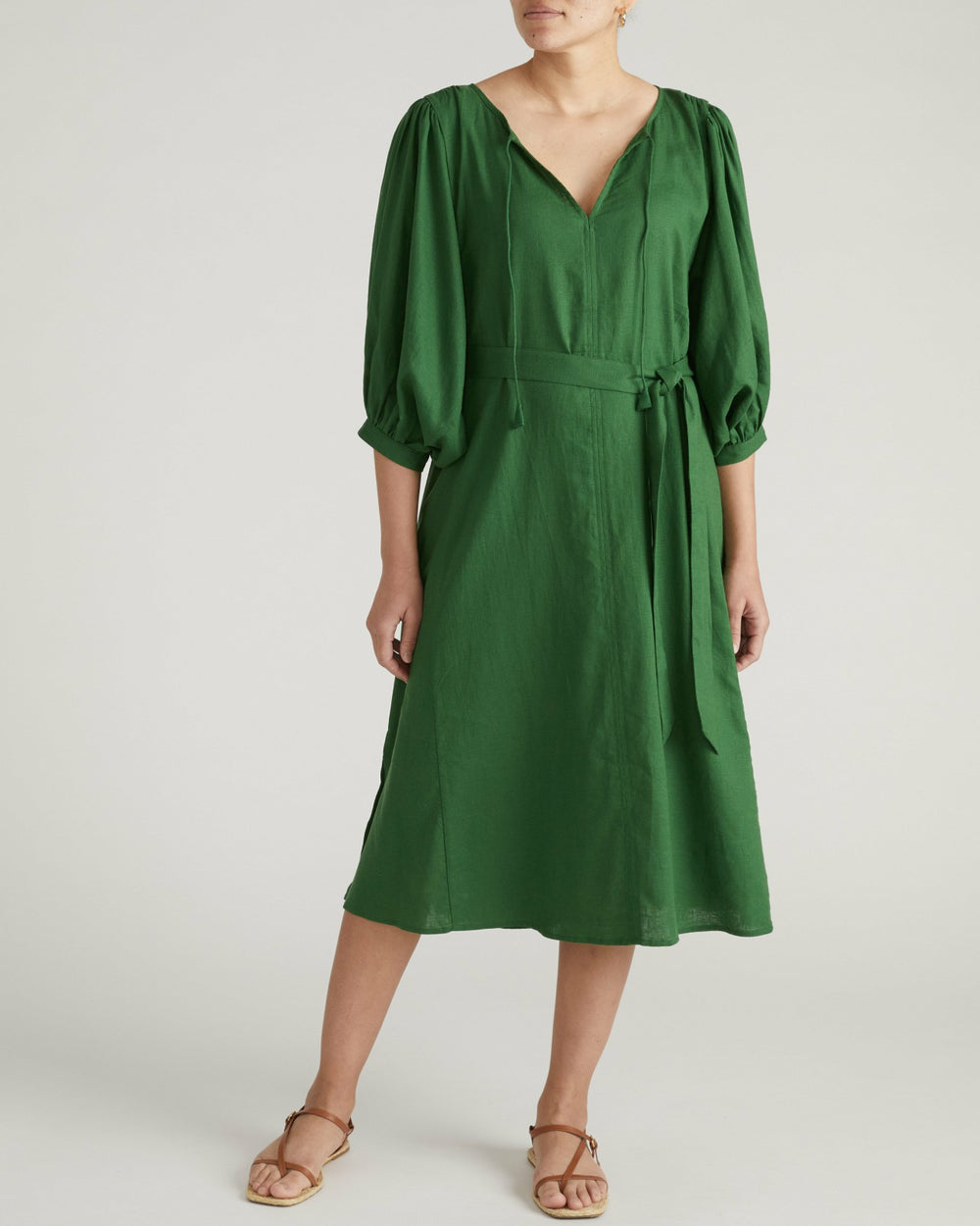Amparo Linen Blend Dress - Universal Standard