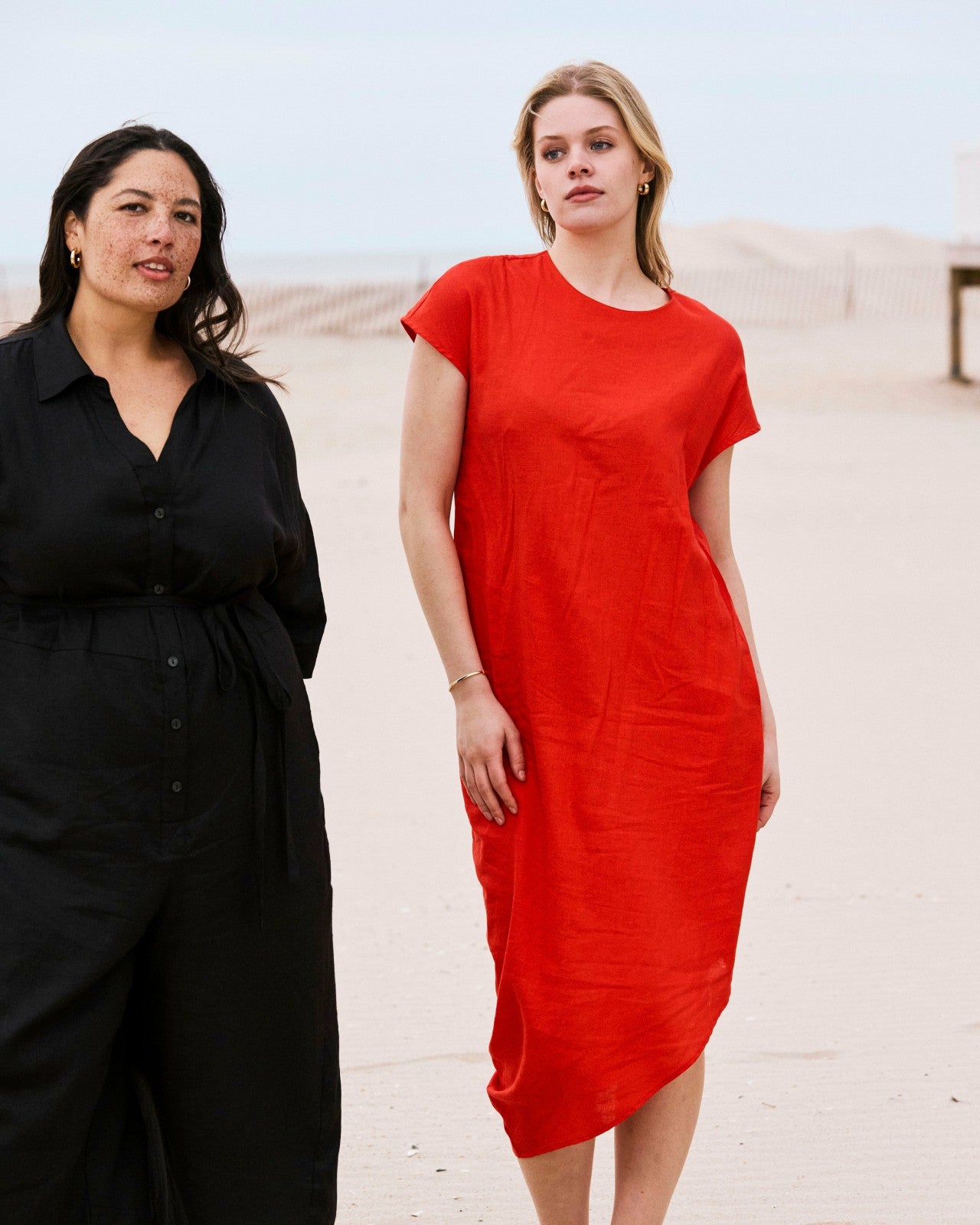 Iconic Stretch Linen Blend Geneva Dress - Universal Standard