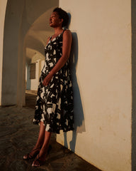 Sunshower Flowy Linen Blend Dress - Universal Standard