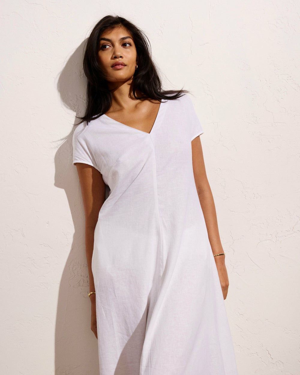 Louvre Bow Back Linen Blend Dress - Universal Standard