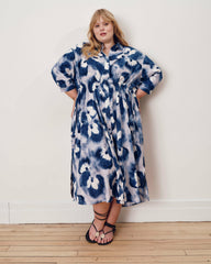 Paros Drawstring Linen Blend Shirtdress - Universal Standard