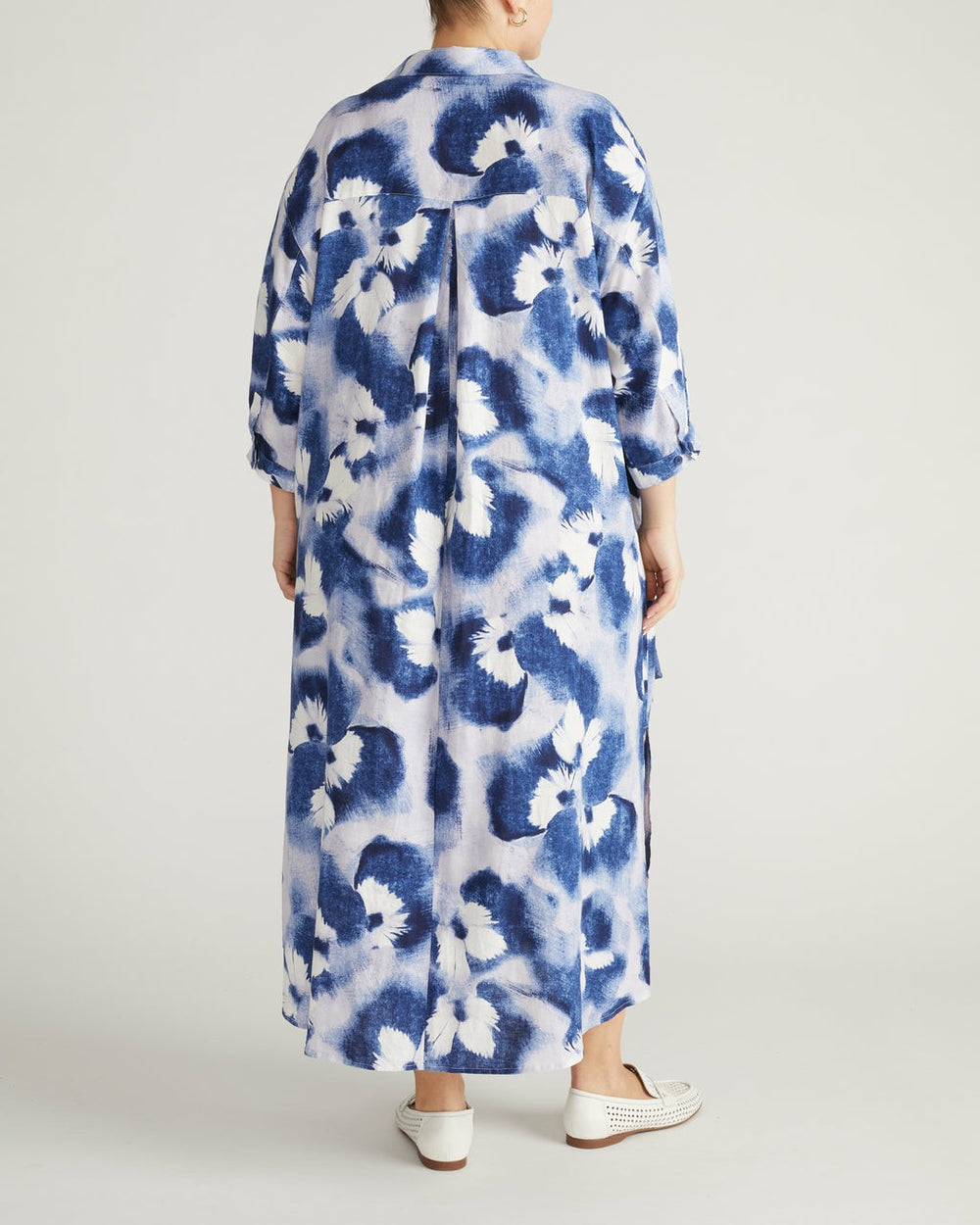Paros Drawstring Linen Blend Shirtdress - Universal Standard