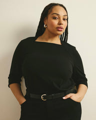 Envelope Neck Viscose Jersey Top - Universal Standard
