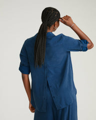 Button Back Stretch Cupro Polo Shirt - Universal Standard