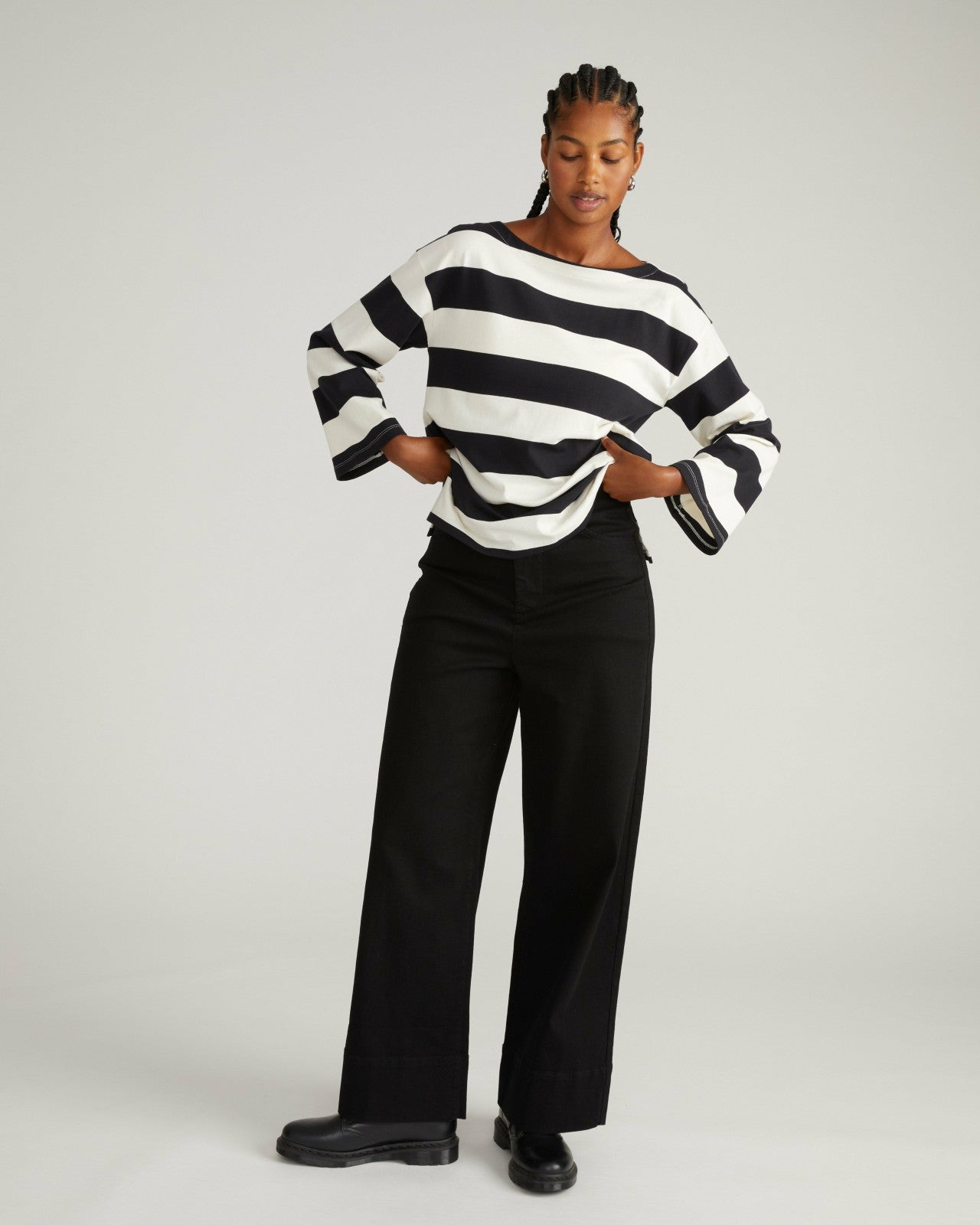 Montauk Breton Stripe Bell Sleeve Top - Universal Standard