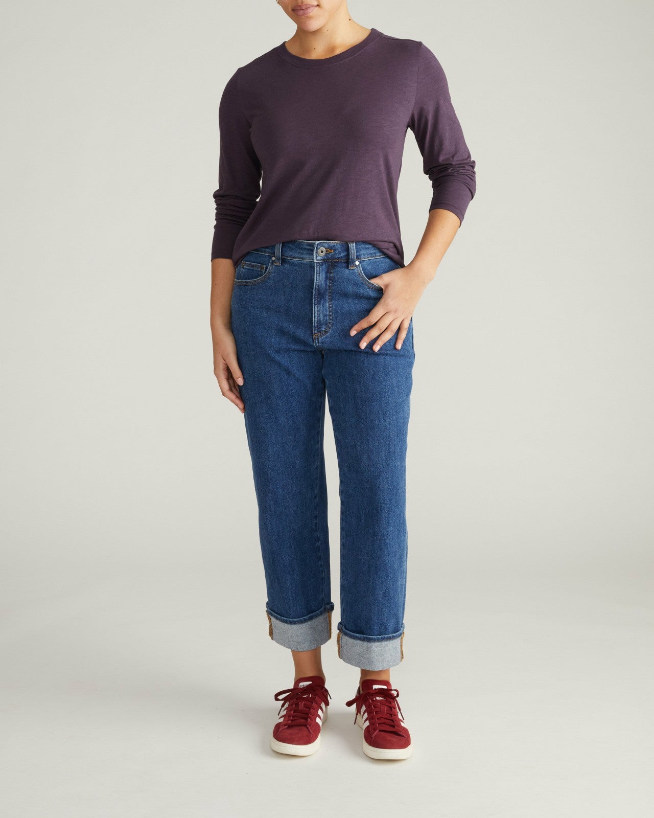 Light-As-Air Long Sleeve Crew Neck Tee - Universal Standard